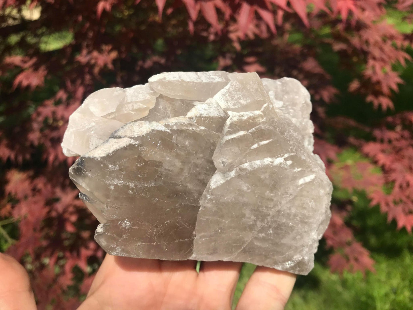 Smoky Elestial Quartz Crystal Specimen ~ Large