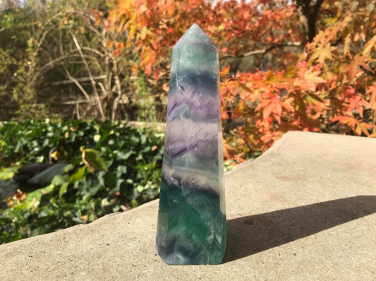 Rainbow Fluorite Tower ~ Extra Large