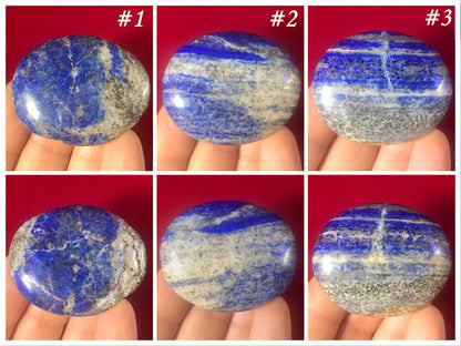 Lapis Lazuli Palm Stones