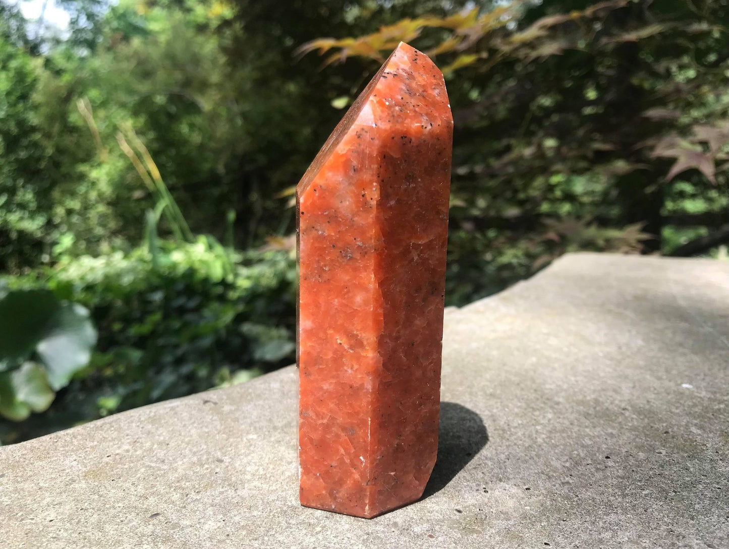 Orange Calcite Tower ~ Large