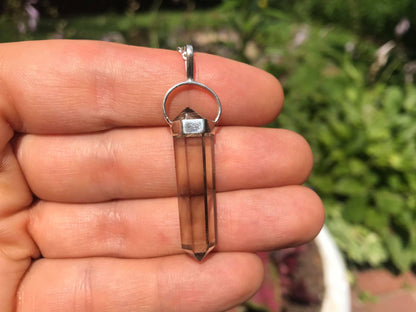 Smoky Quartz Crystal Pendant