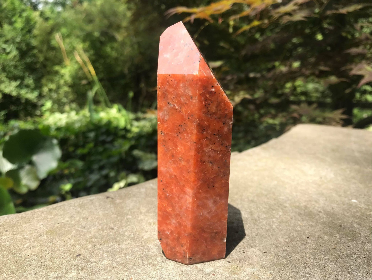 Orange Calcite Tower ~ Large