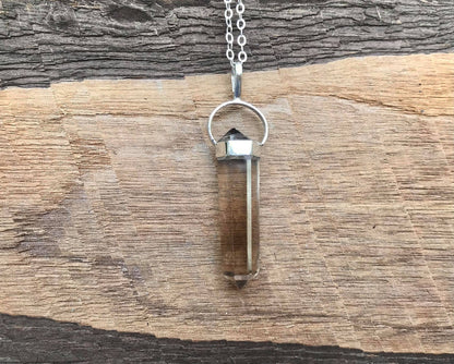 Smoky Quartz Crystal Pendant