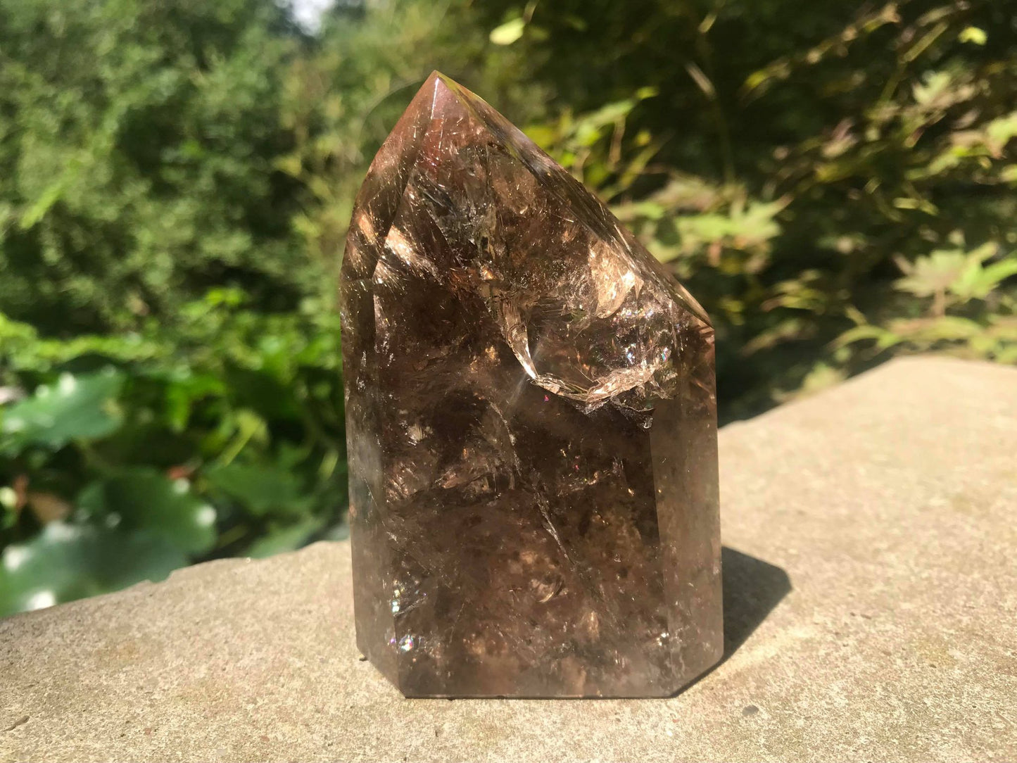 Smoky Garden Quartz Tower