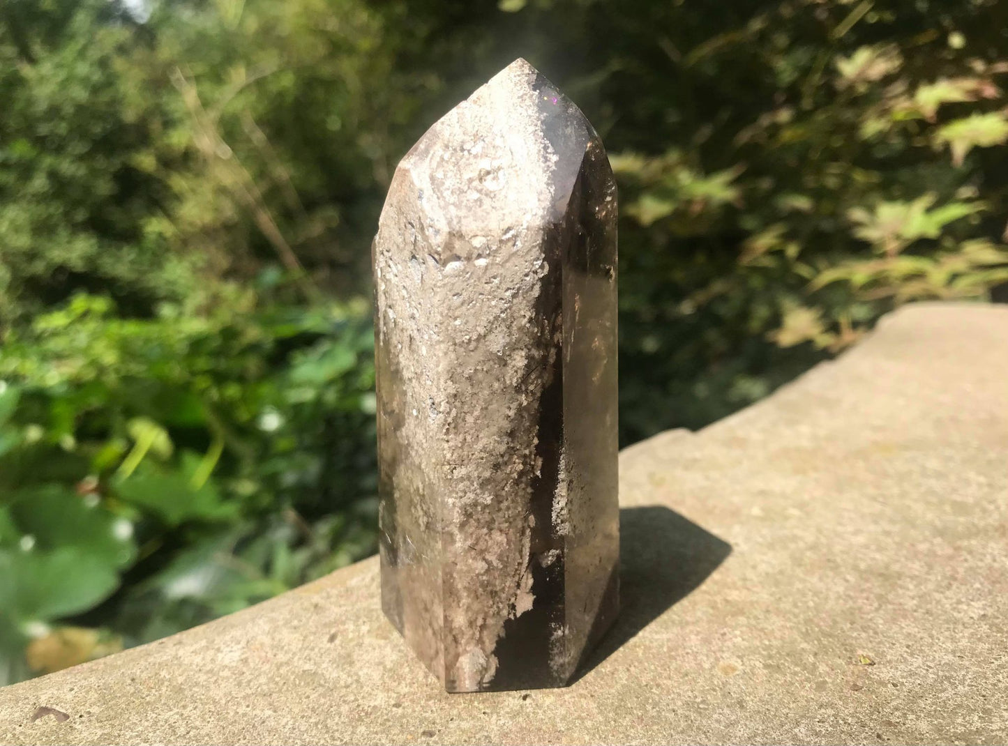 Smoky Garden Quartz Tower