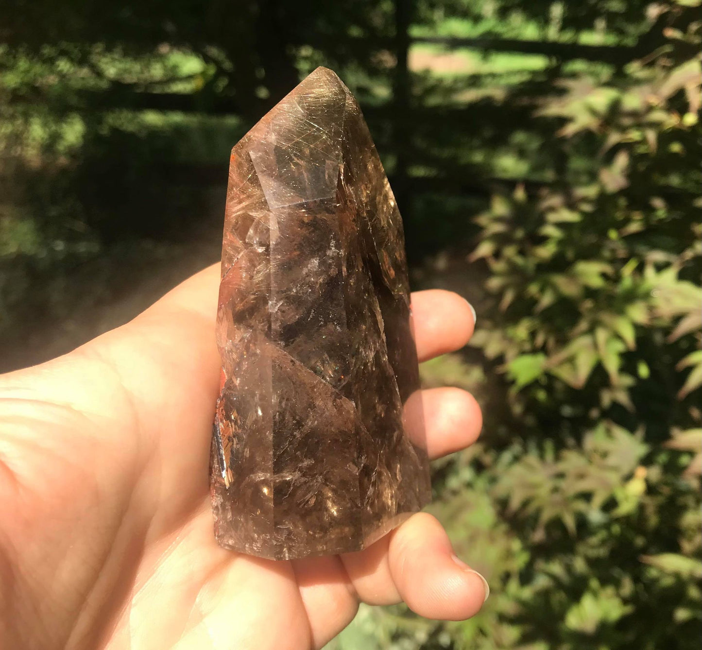 Smoky Garden Quartz Tower