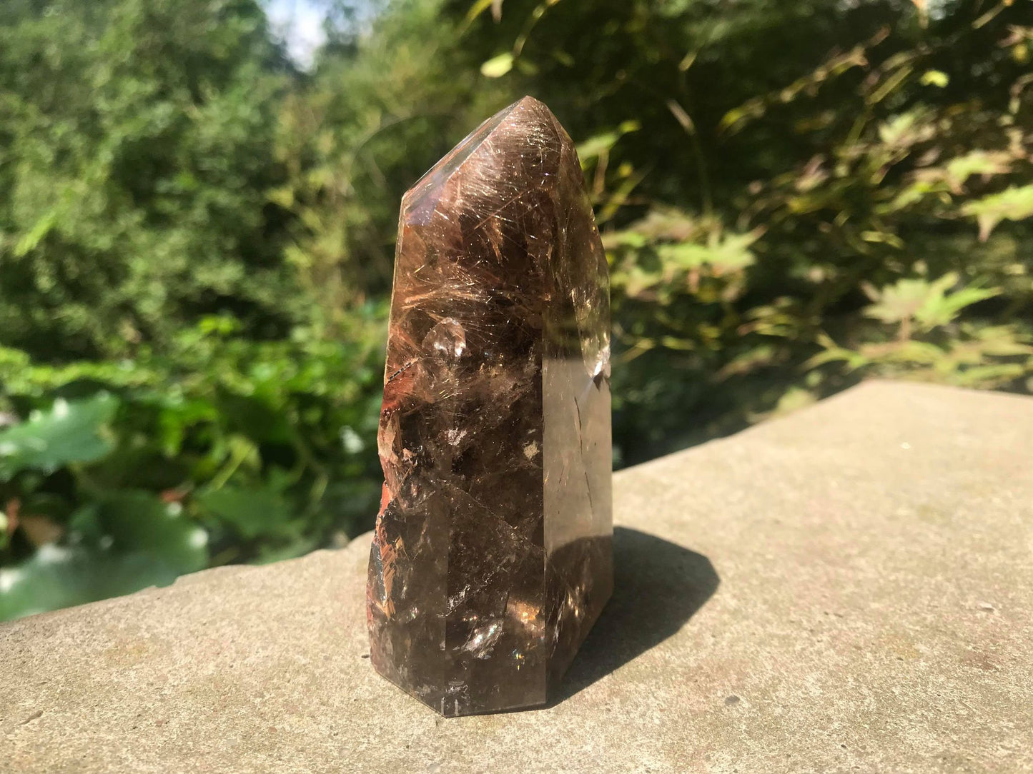 Smoky Garden Quartz Tower