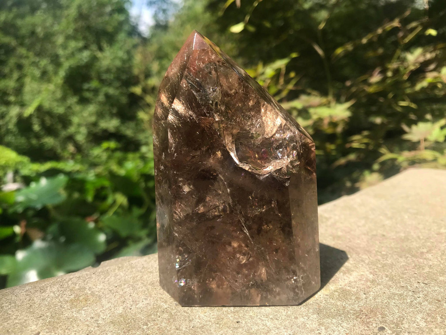 Smoky Garden Quartz Tower