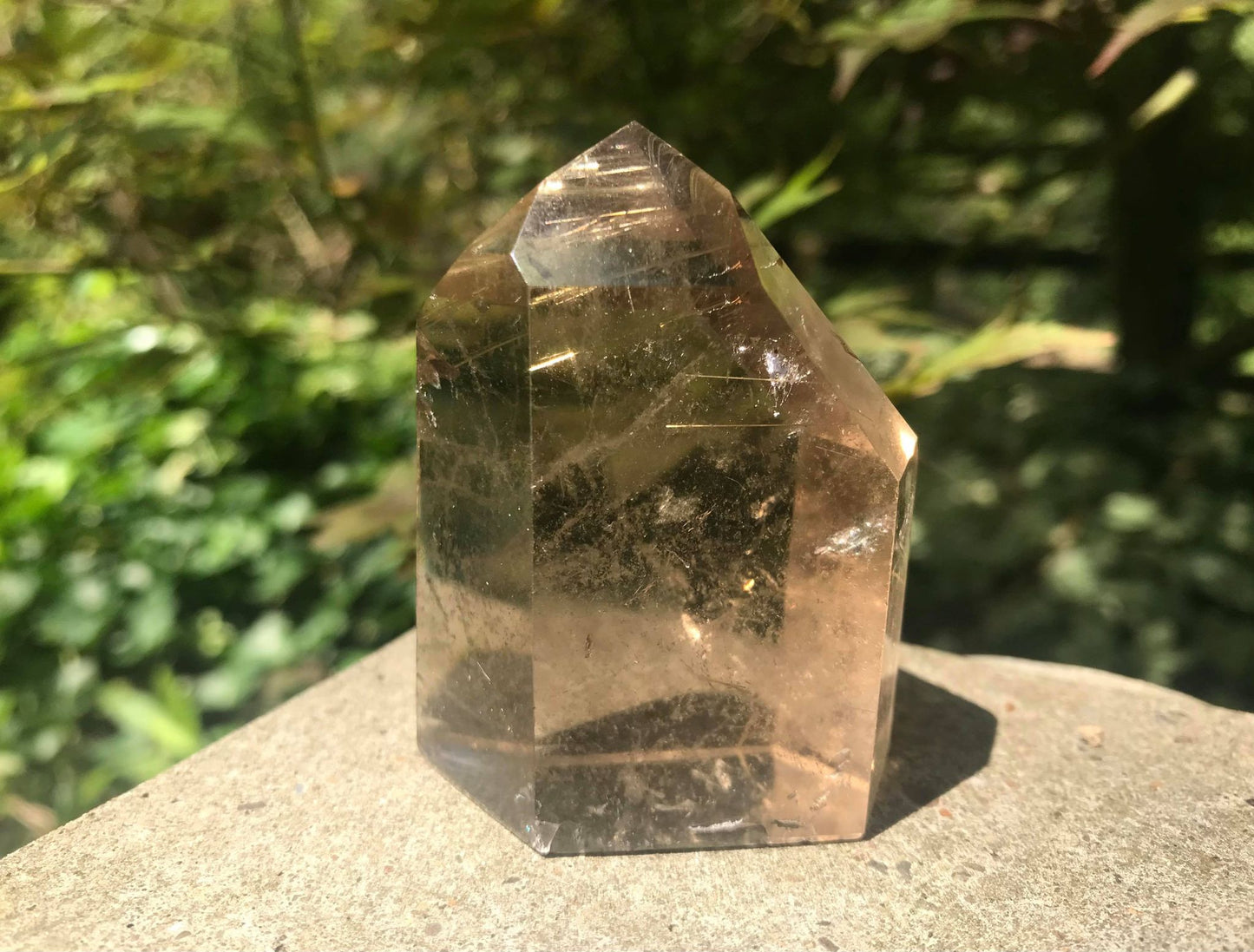 Rutilated Smoky Quartz Tower