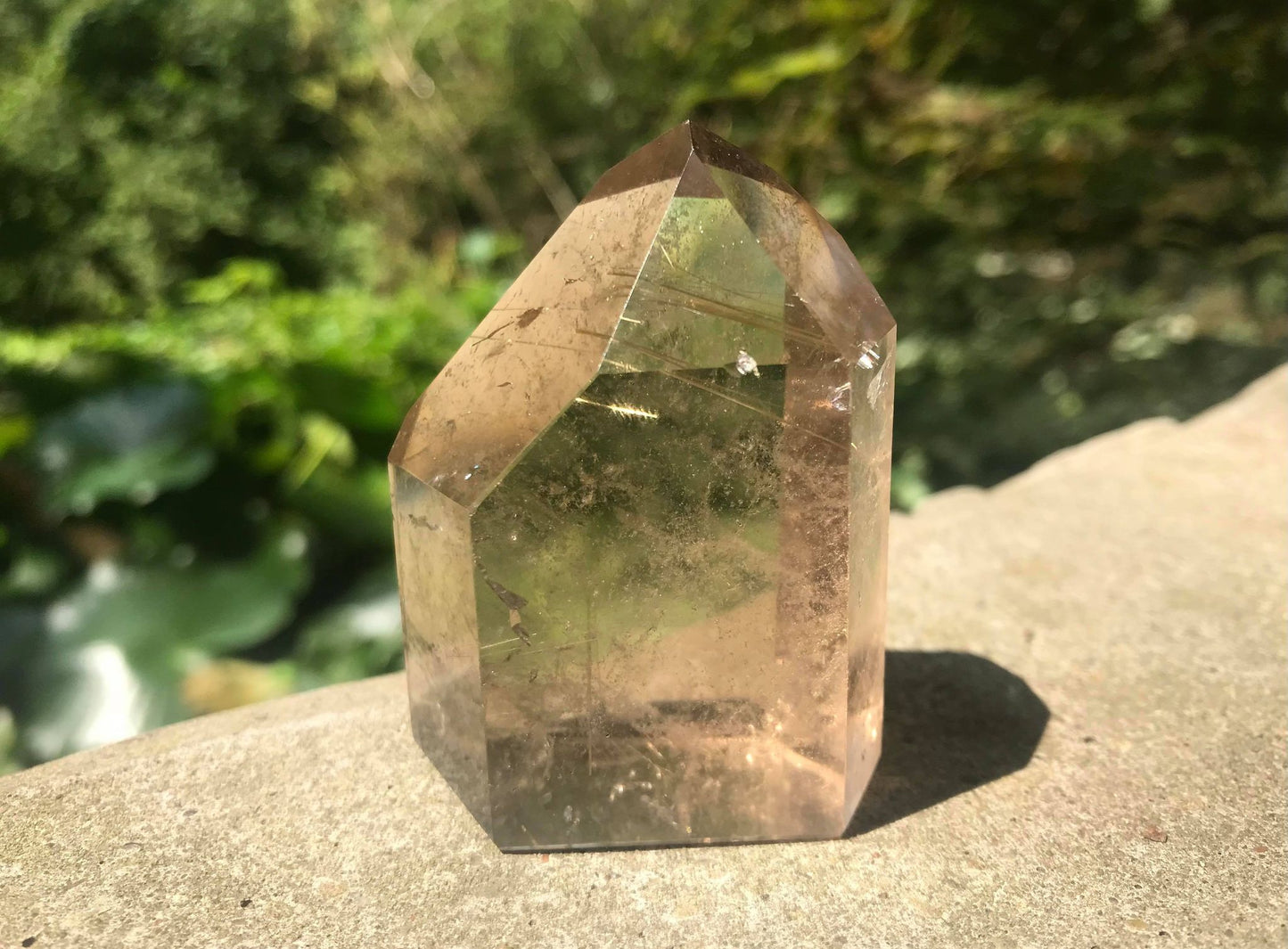 Rutilated Smoky Quartz Tower