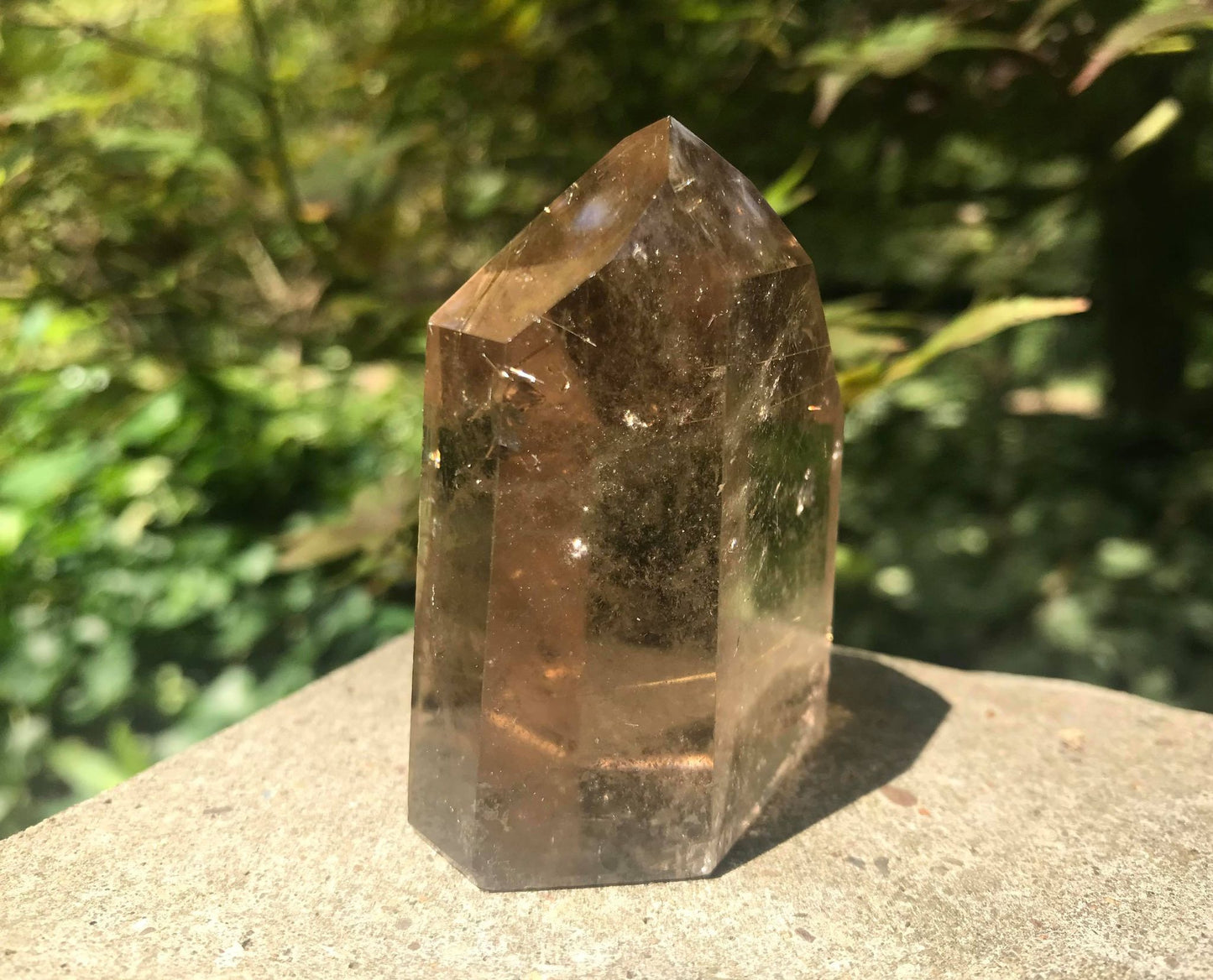 Rutilated Smoky Quartz Tower