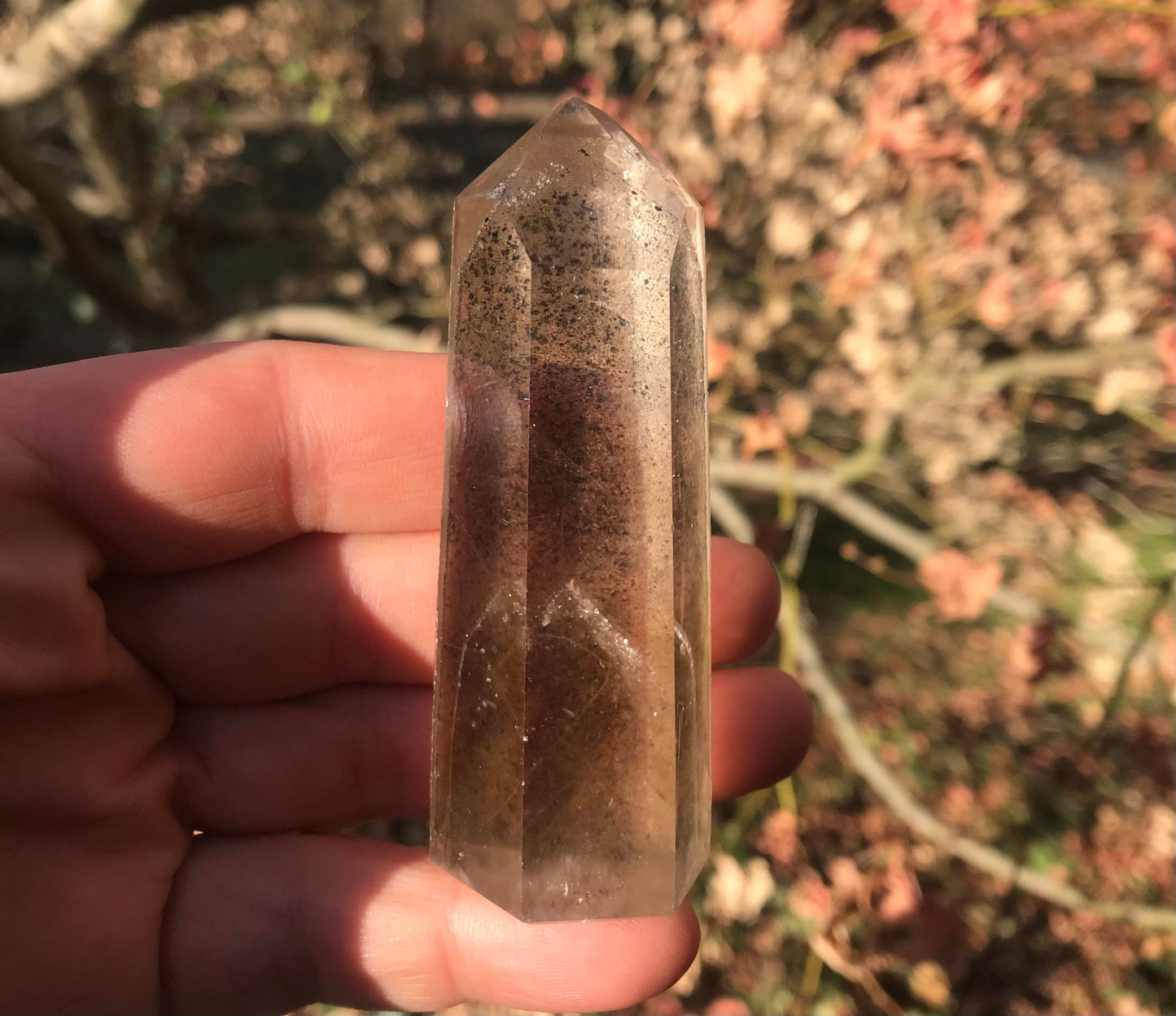 Phantom Smoky Quartz Tower