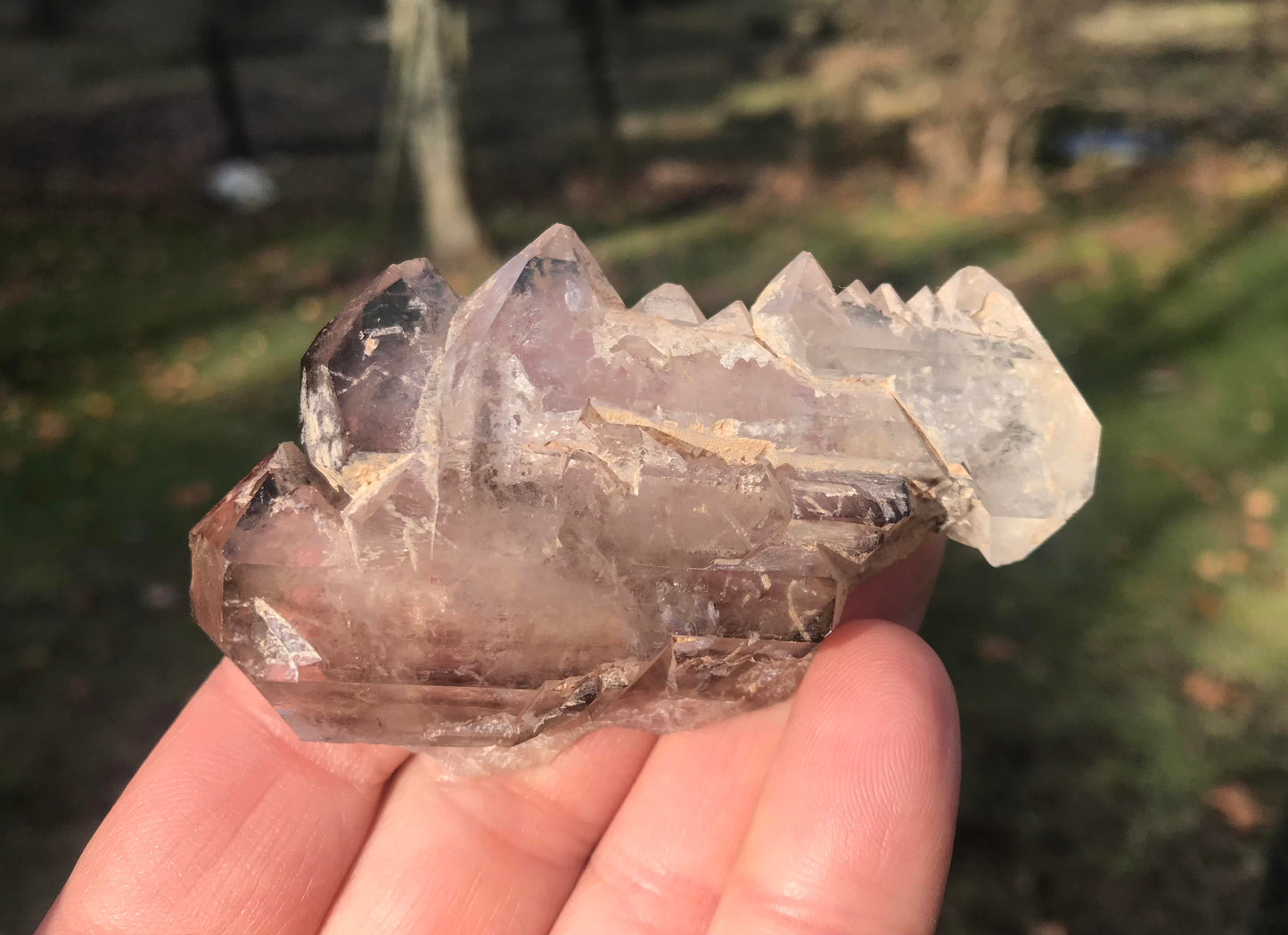 Smoky Elestial Quartz Specimen