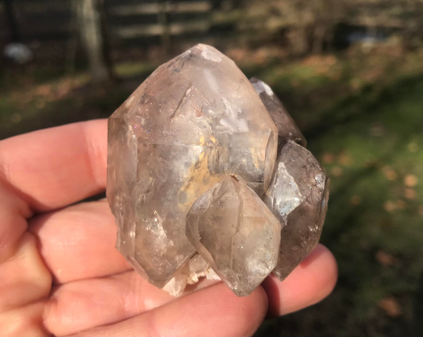 Smoky Elestial Quartz Specimen