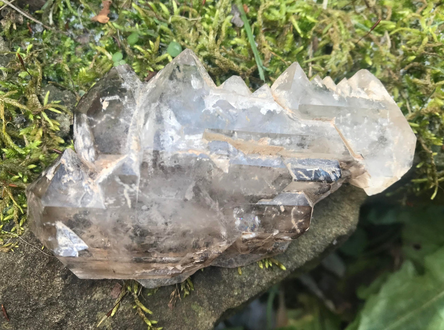 Smoky Elestial Quartz Specimen