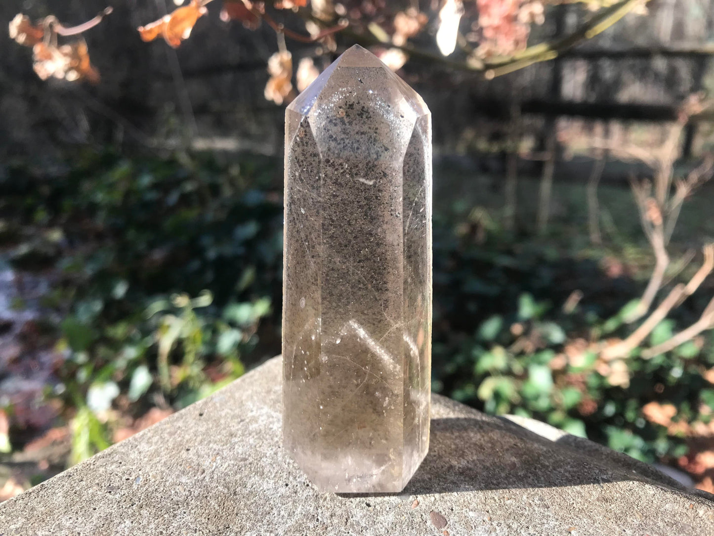 Phantom Smoky Quartz Tower