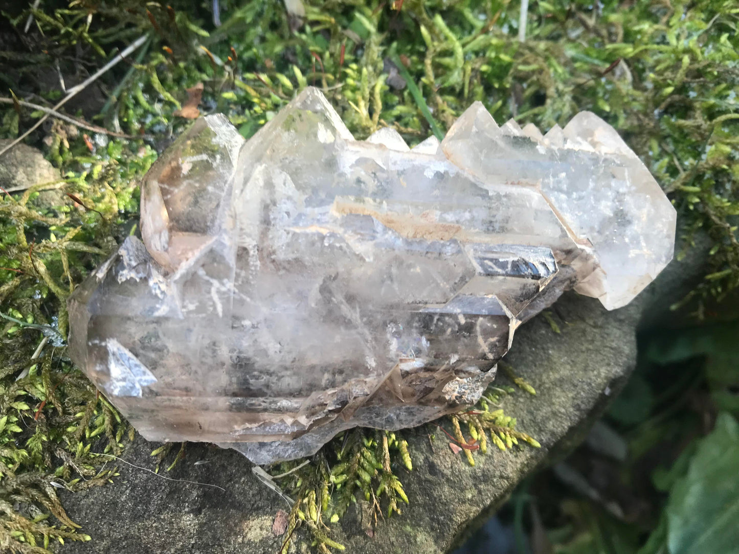 Smoky Elestial Quartz Specimen