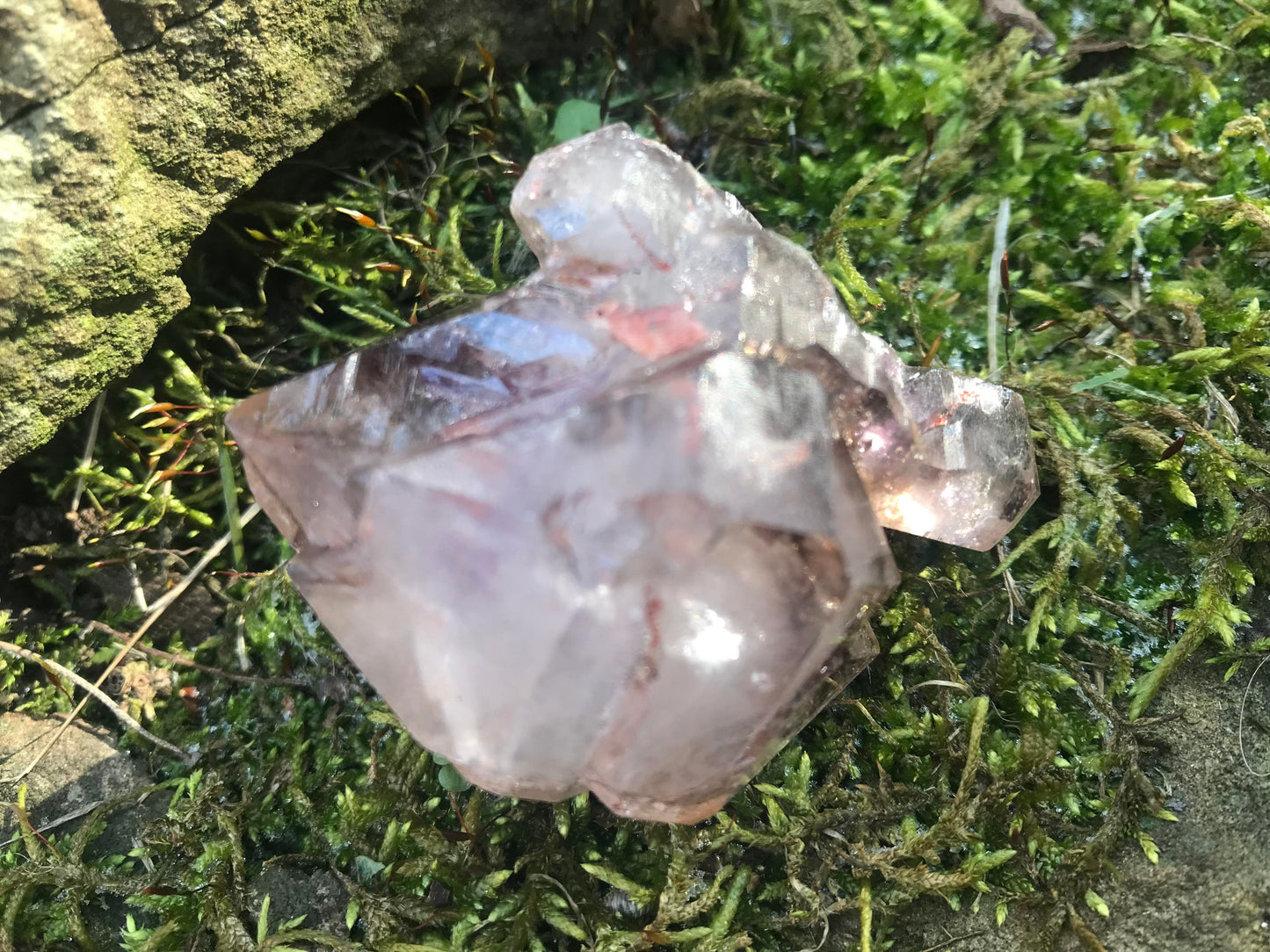 Smoky Amethyst Elestial Quartz Specimen