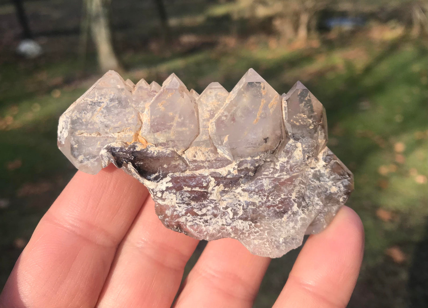 Smoky Elestial Quartz Specimen