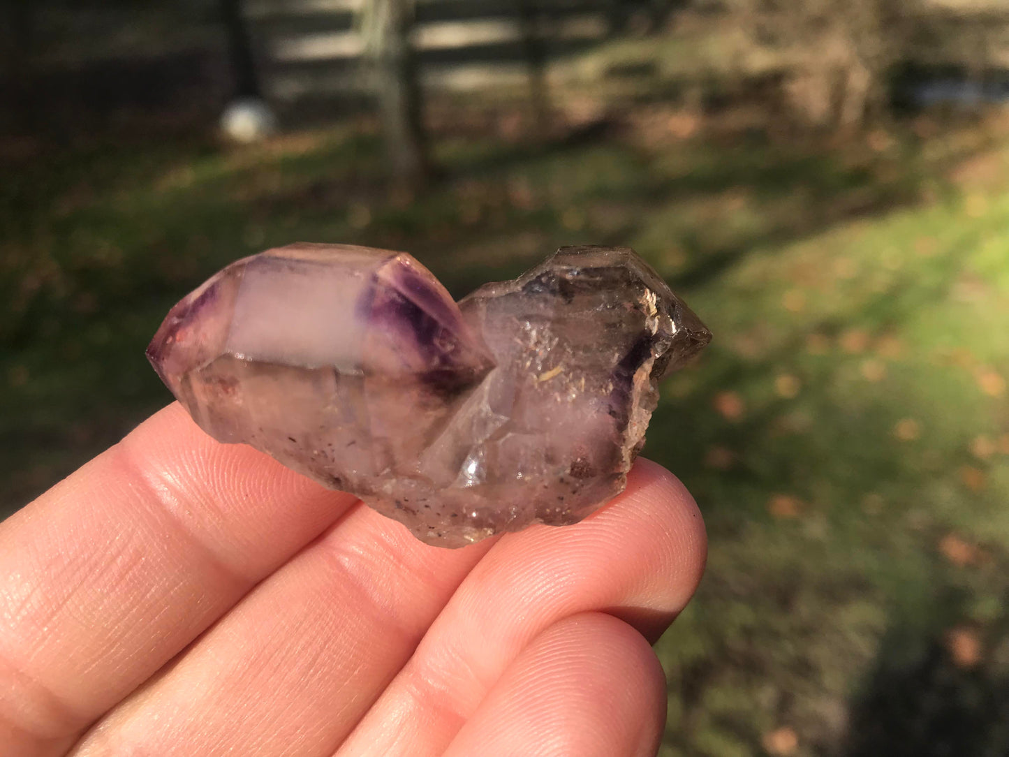 Smoky Amethyst Elestial Specimen