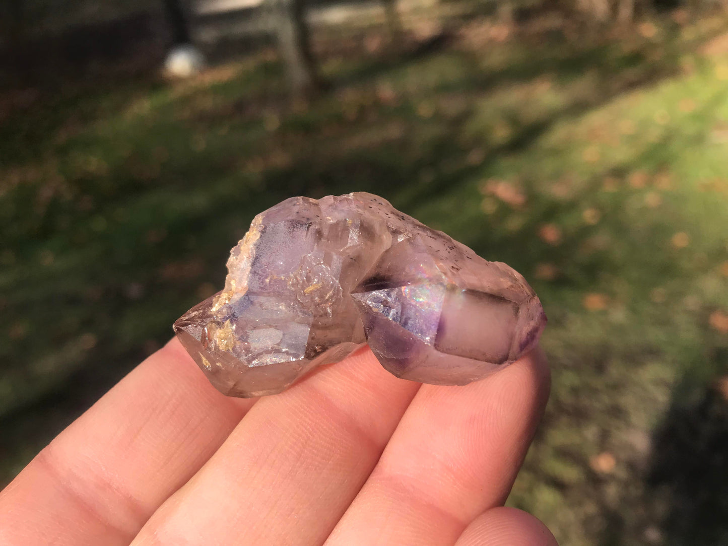 Smoky Amethyst Elestial Specimen