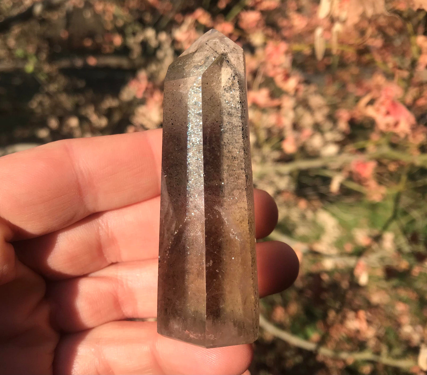 Phantom Smoky Quartz Tower