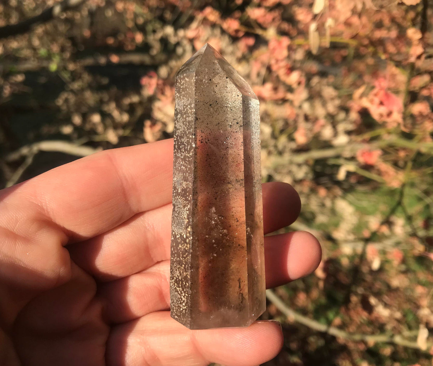 Phantom Smoky Quartz Tower