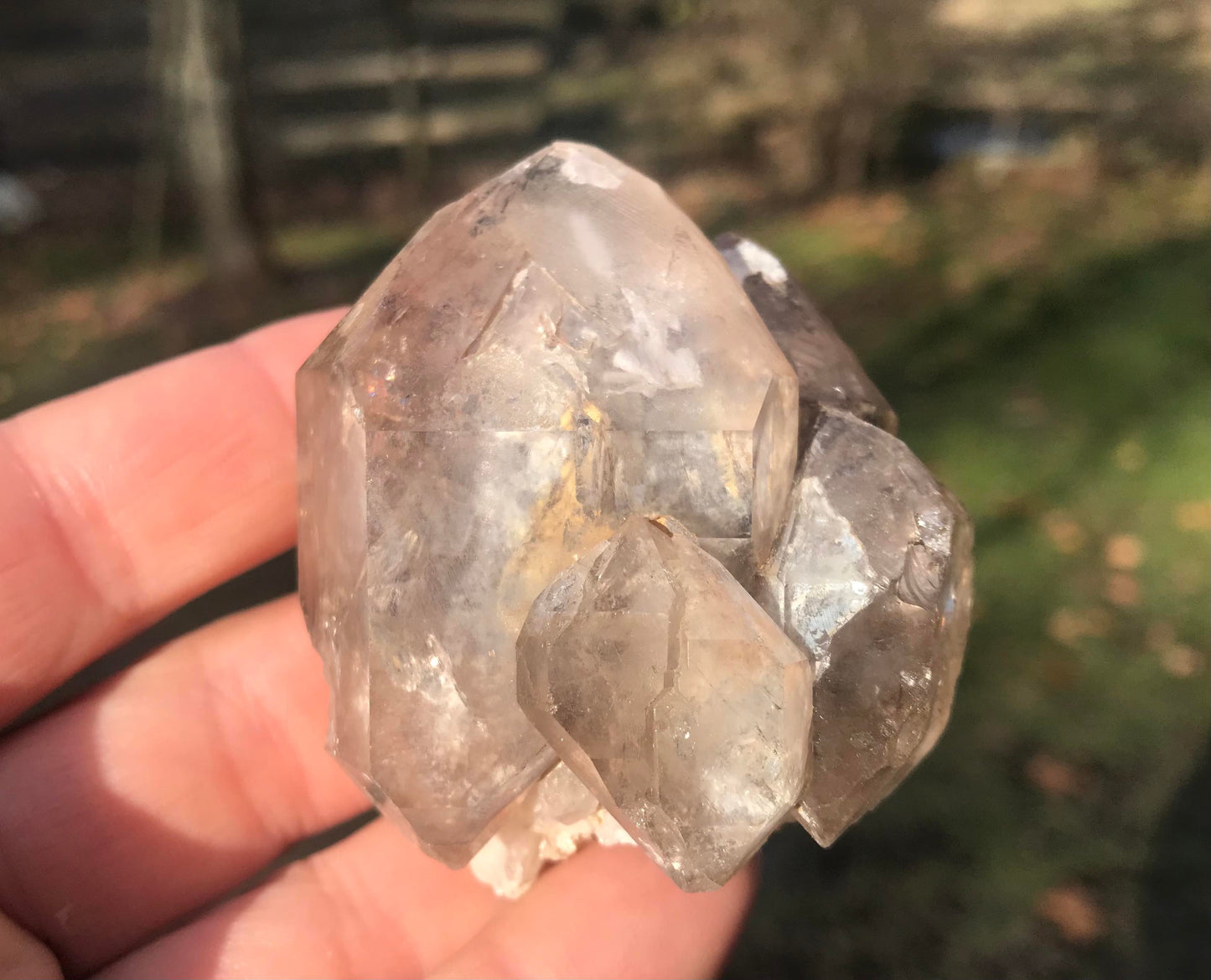 Smoky Elestial Quartz Specimen