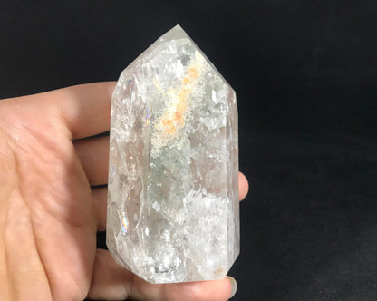 Fire & Ice Quartz Tower ~ Included ~ Large ~ Brazil