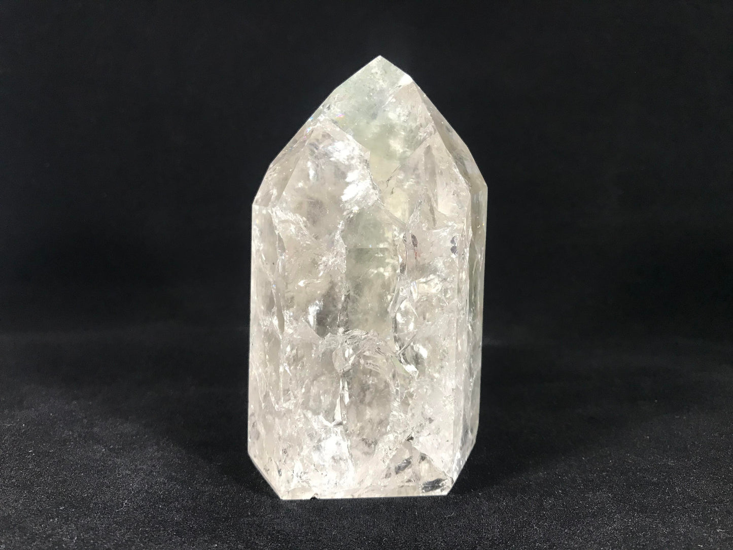 Fire & Ice Quartz Tower ~ Included ~ Large ~ Brazil