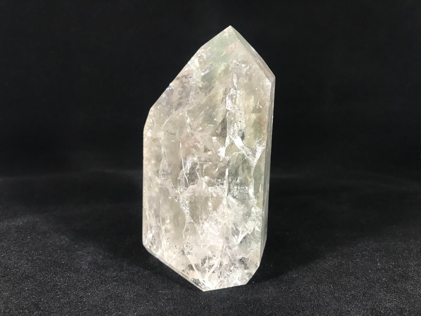 Fire & Ice Quartz Tower ~ Included ~ Large ~ Brazil