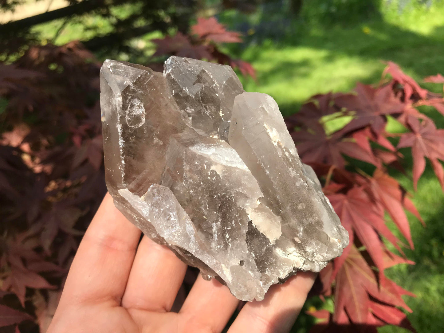 Smoky Quartz Twin Point Specimen