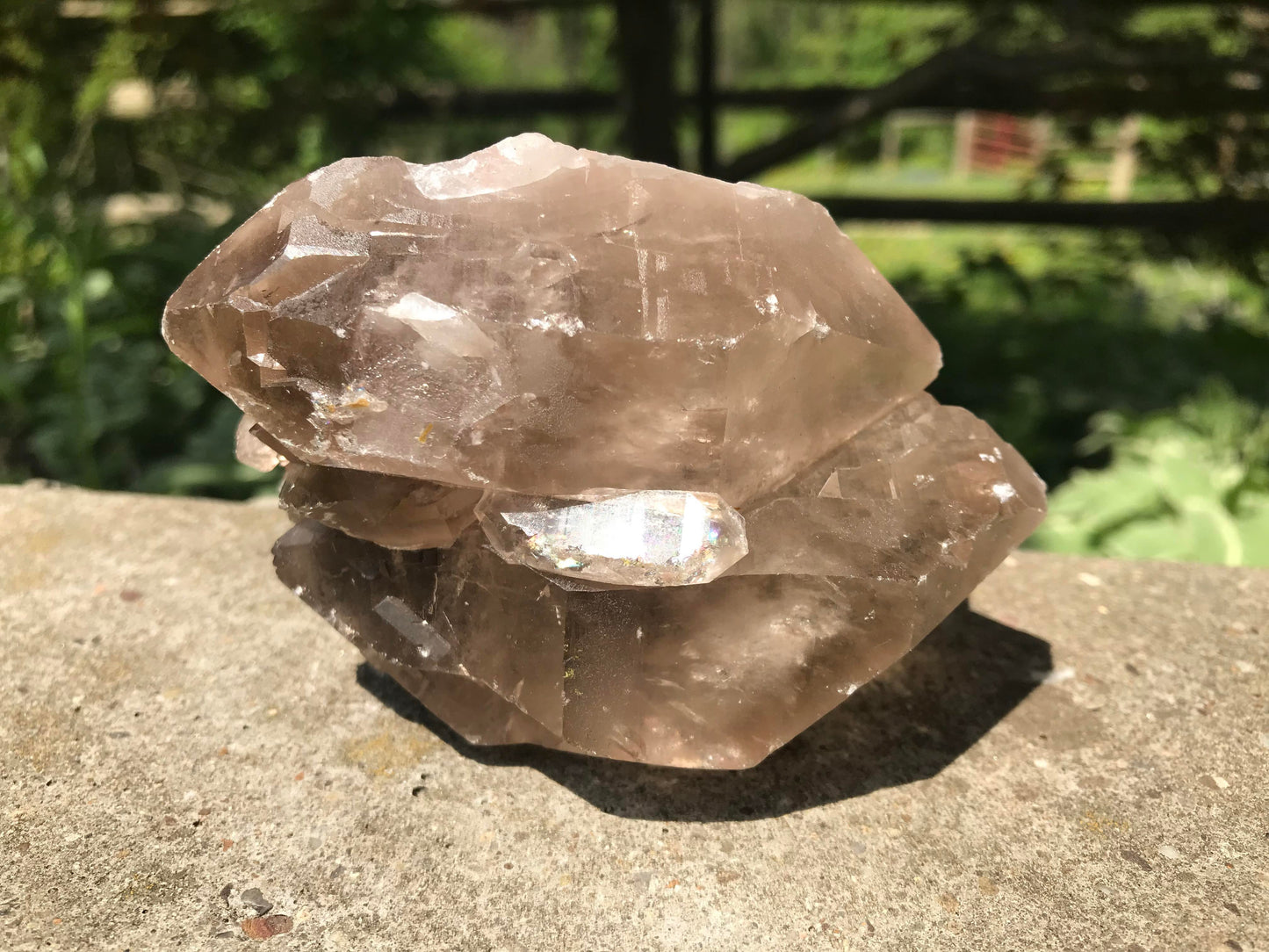 Smoky Quartz Twin Point Specimen