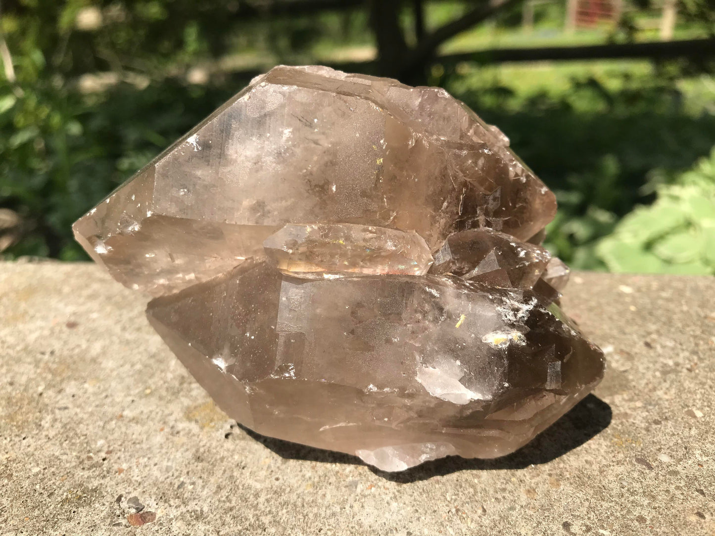 Smoky Quartz Twin Point Specimen