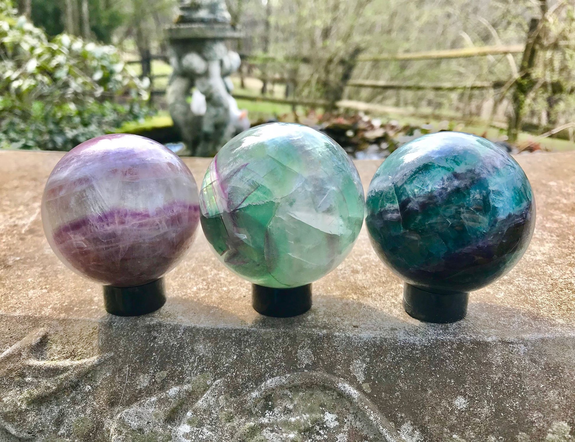Fluorite Spheres - Gem Realm 