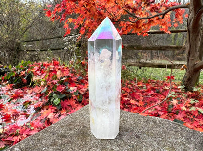 Angel Aura Quartz Crystal Tower