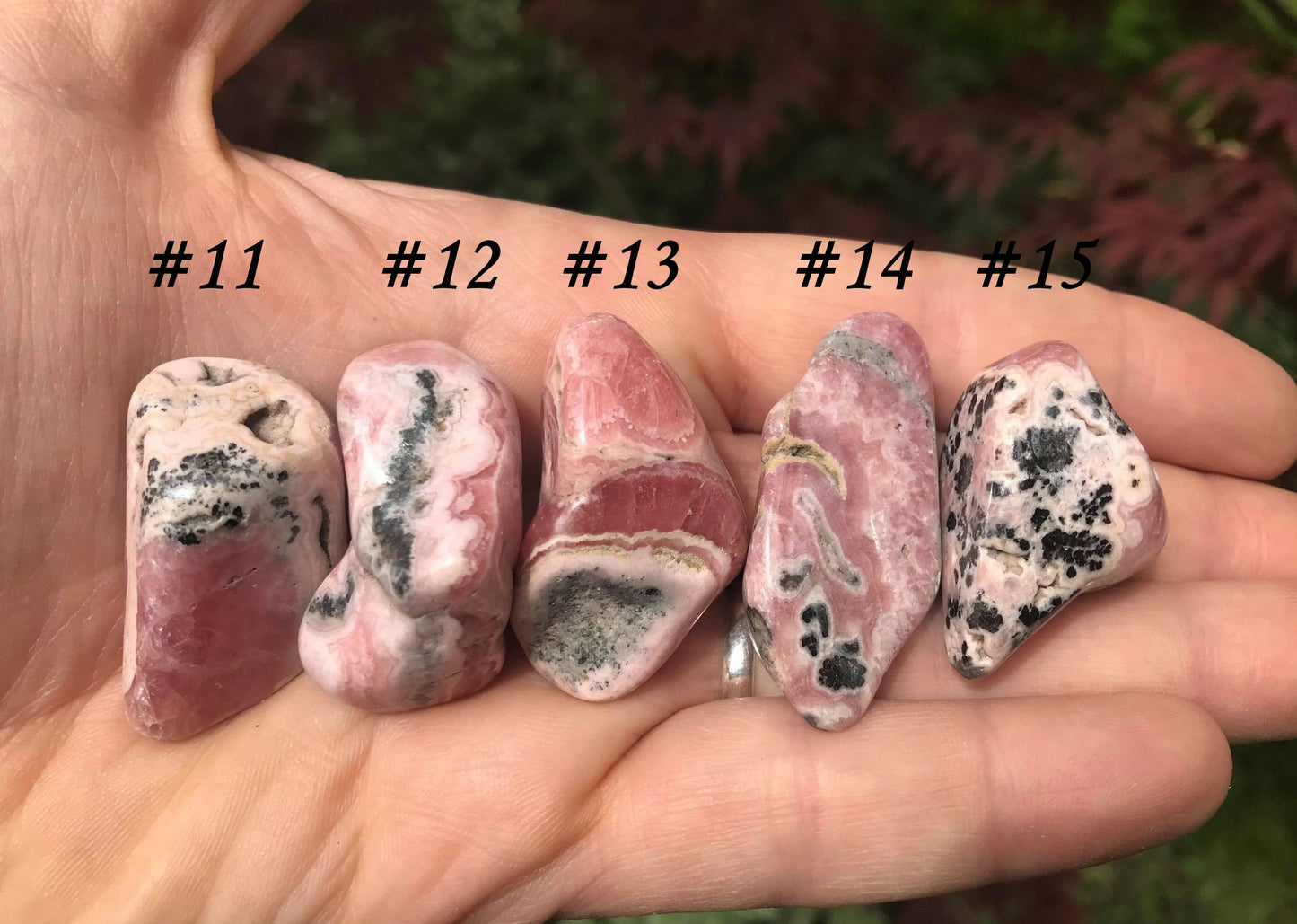 Rhodochrosite Tumbled Stones