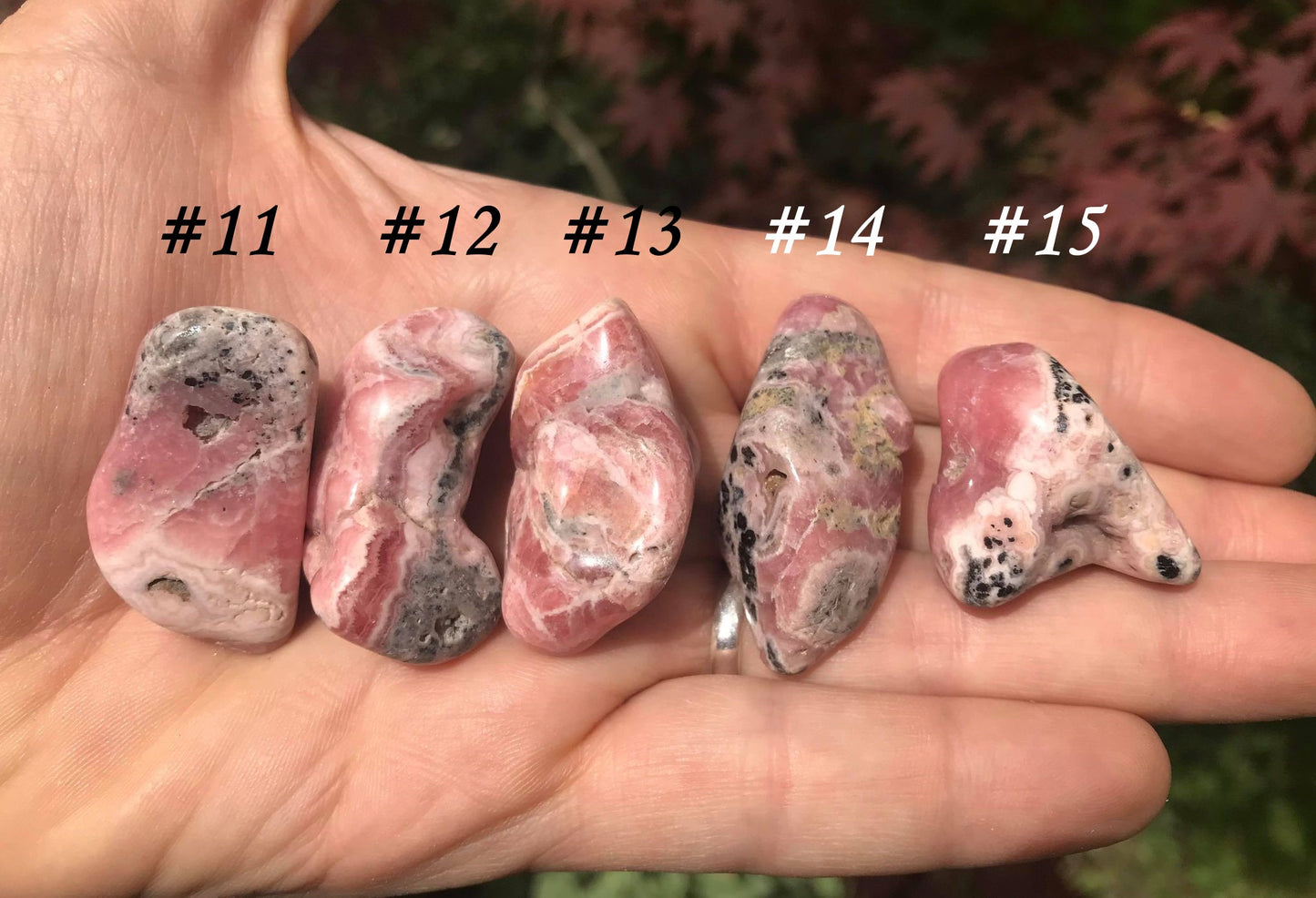 Rhodochrosite Tumbled Stones