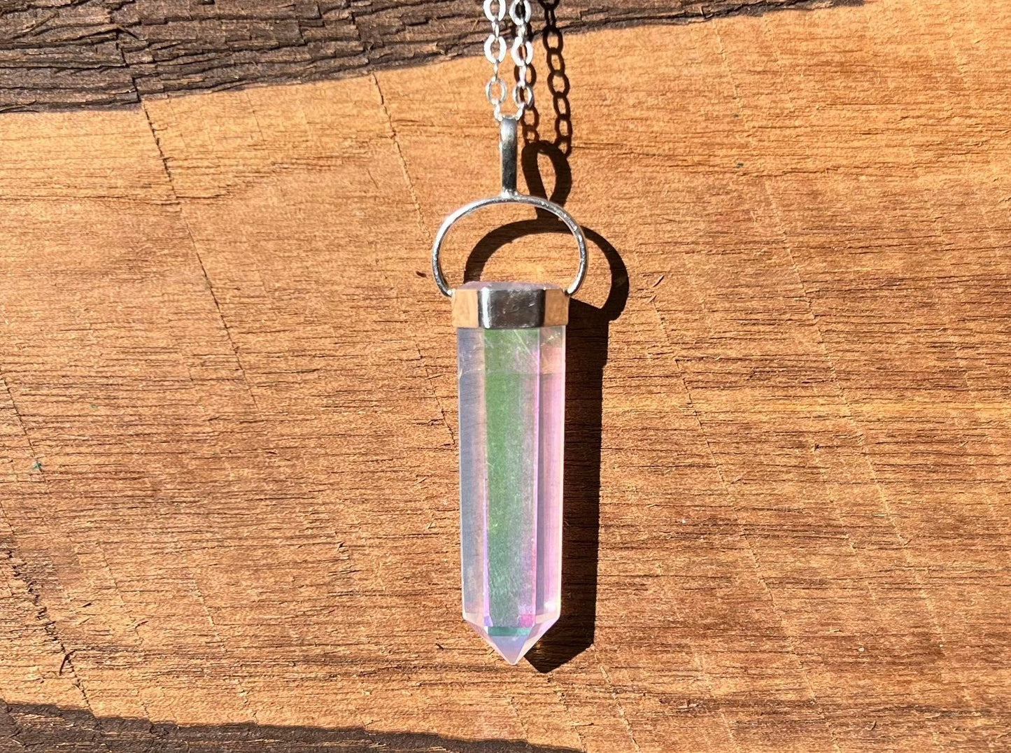 Angel Aura Quartz Pendant