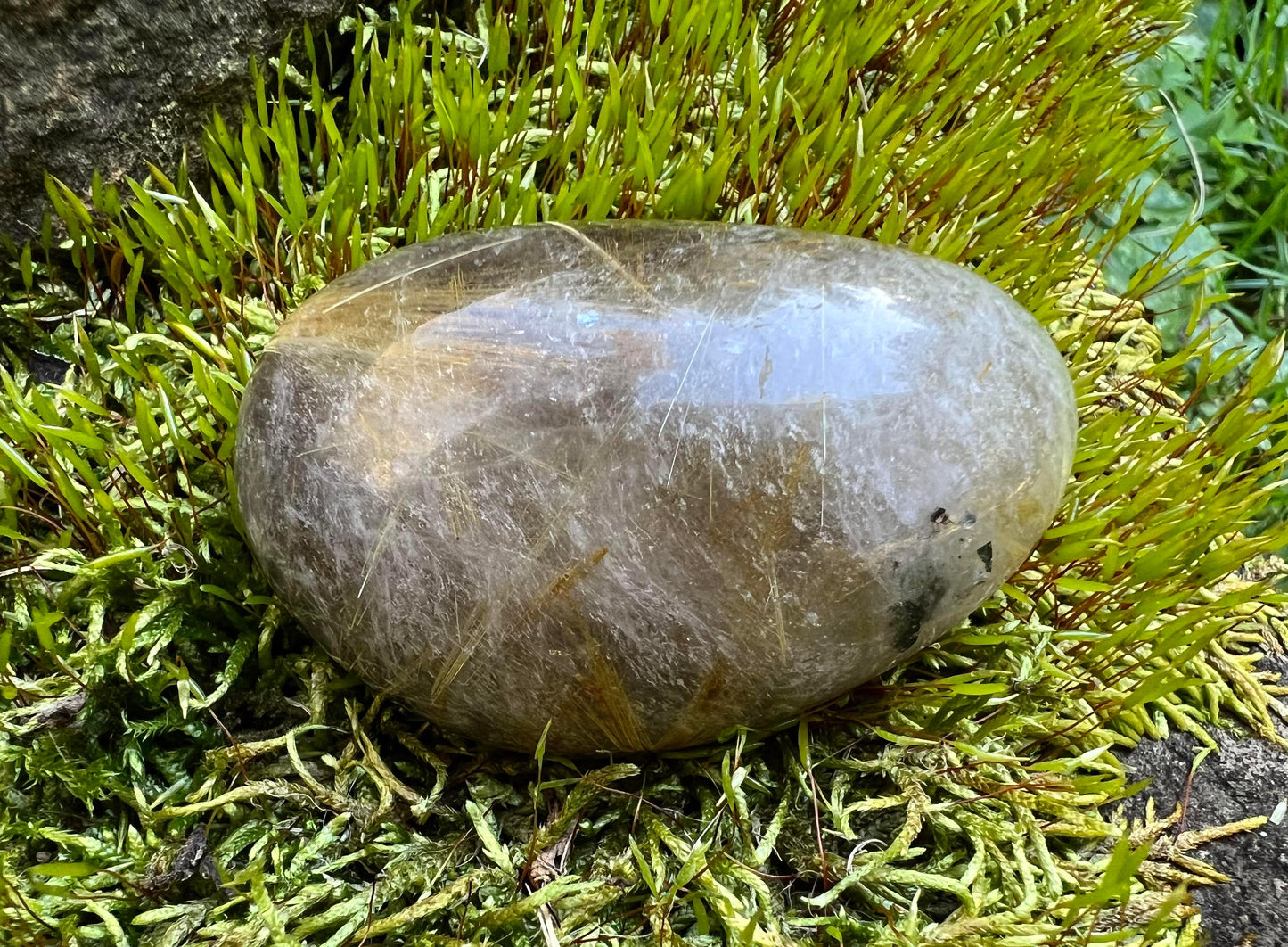 Rutilated Quartz Dome