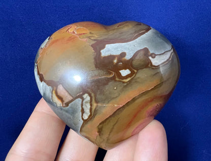 Polychrome Jasper Heart