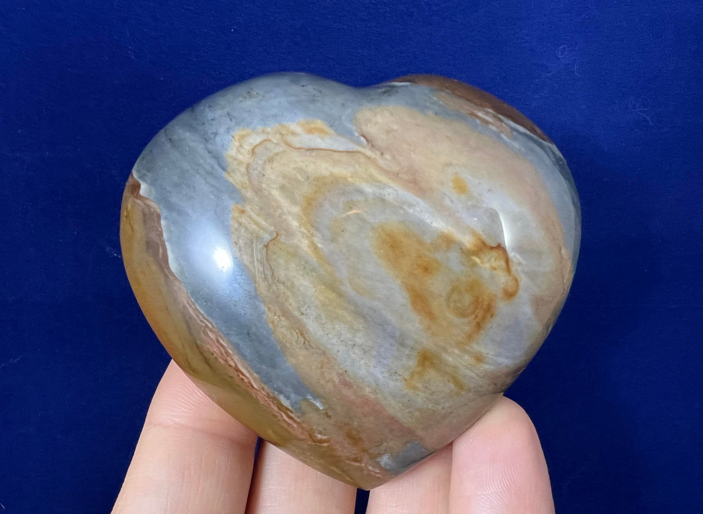Polychrome Jasper Heart