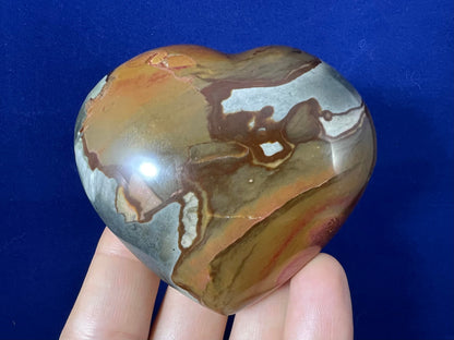 Polychrome Jasper Heart
