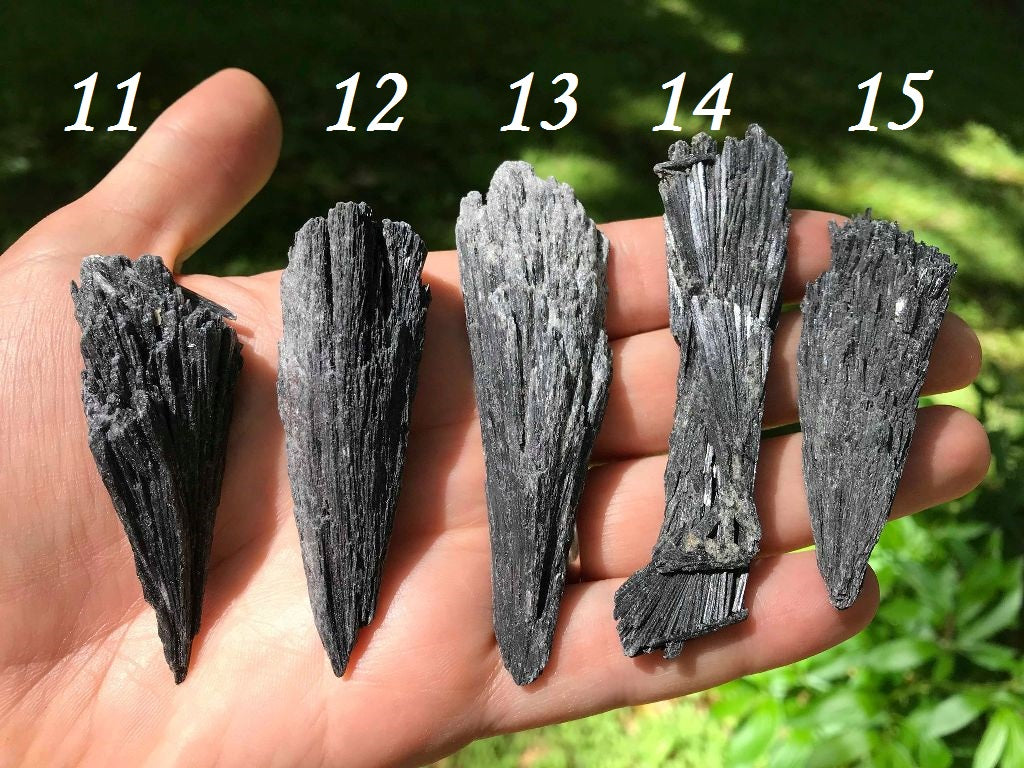 Black Kyanite Specimens - Gem Realm 
