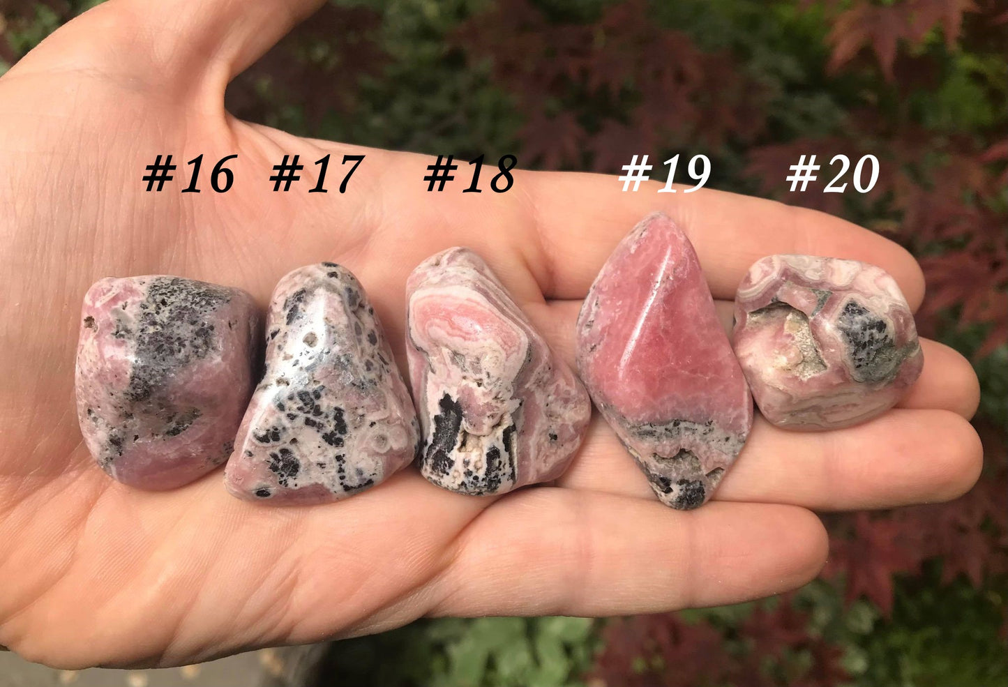 Rhodochrosite Tumbled Stones