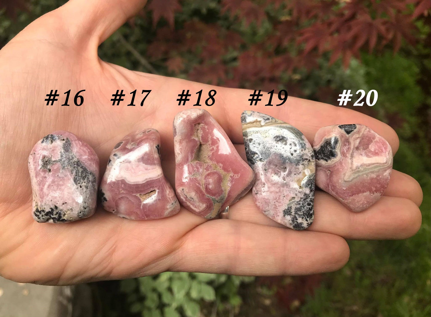 Rhodochrosite Tumbled Stones