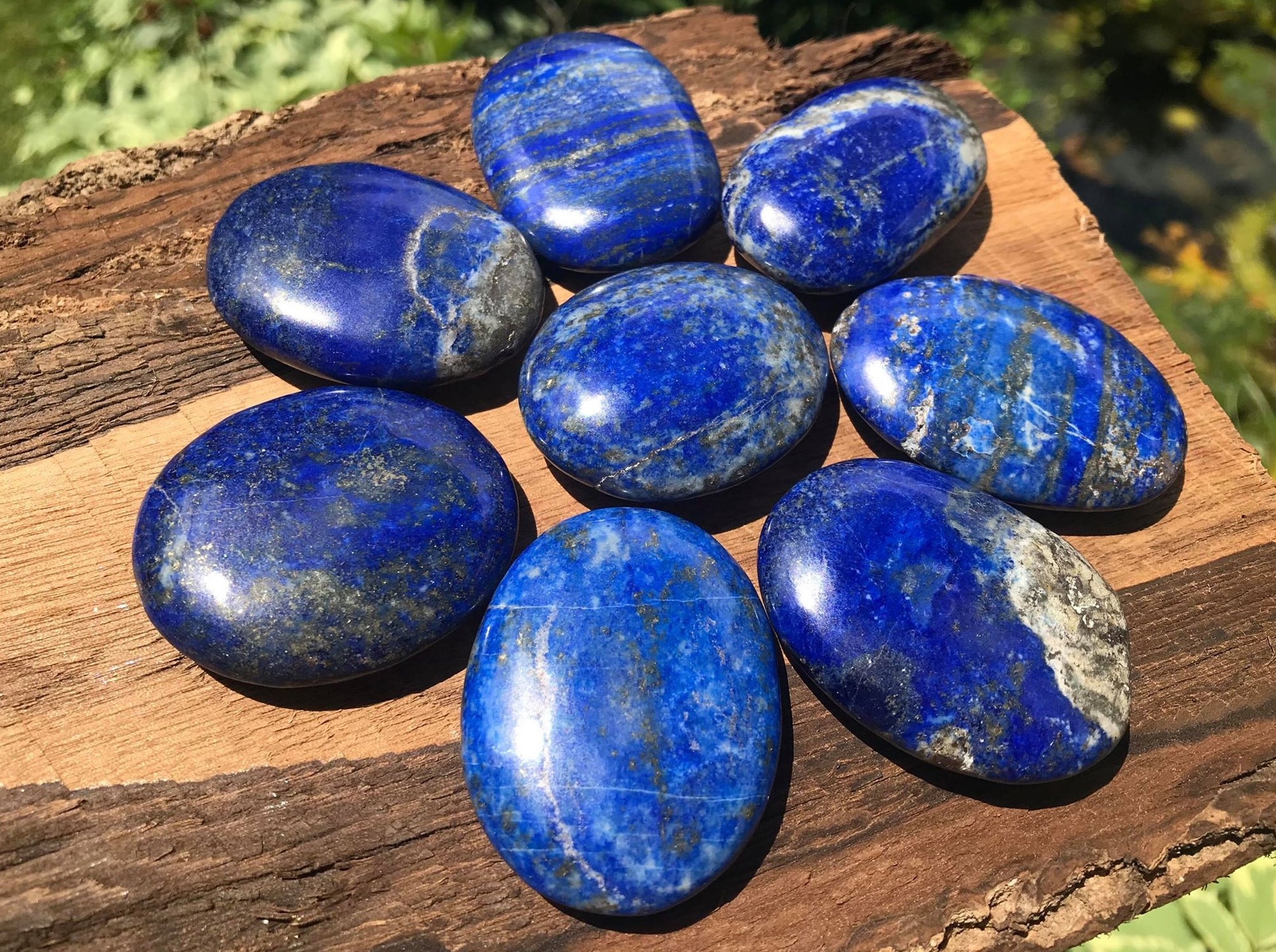 Lapis Lazuli Palm Stones - Gem Realm 
