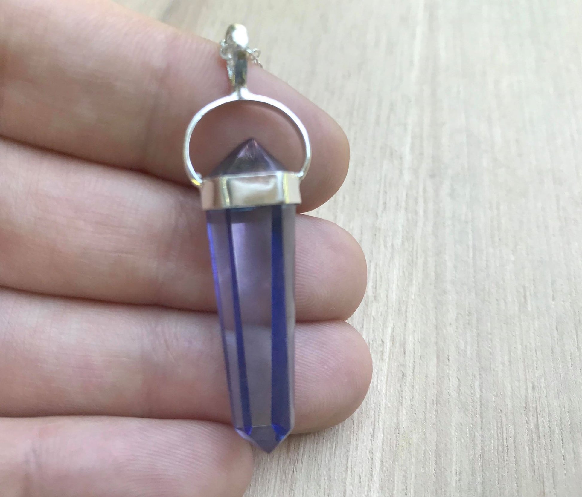Indigo Aura Pendant - Gem Realm 