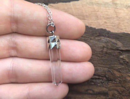 Quartz Crystal Pendant - Gem Realm 