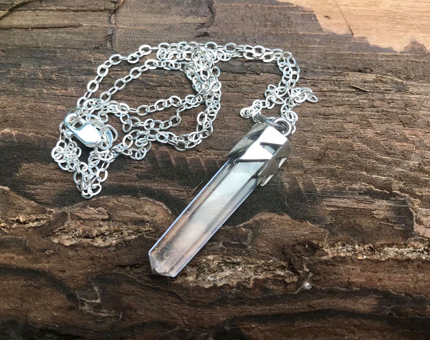 Quartz Crystal Pendant - Gem Realm 